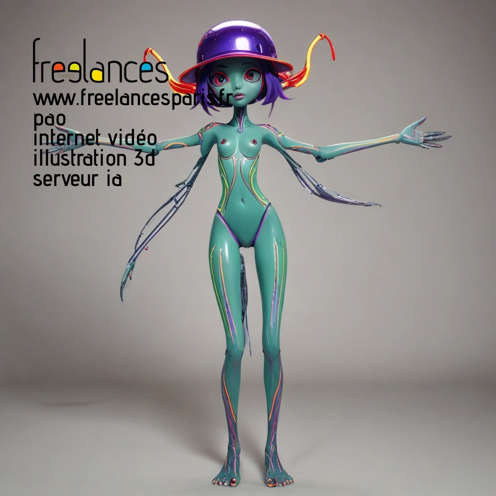 Pao mise en page internet vidéo illustration 3d serveur image IA générative AI freelance paris studio de création magazines C420GFB0